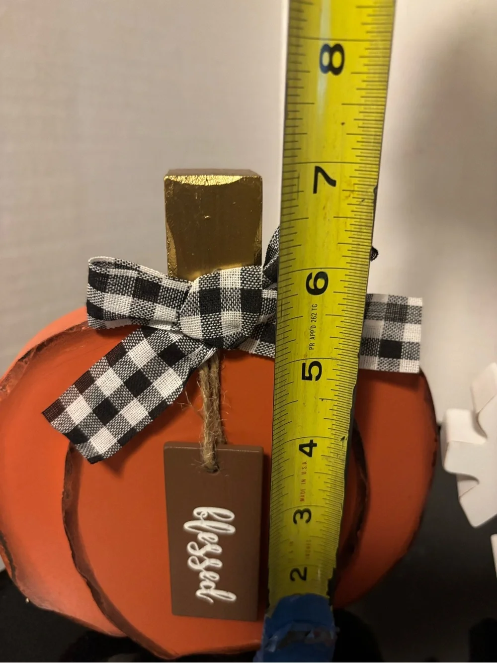 Solid wood holiday decor